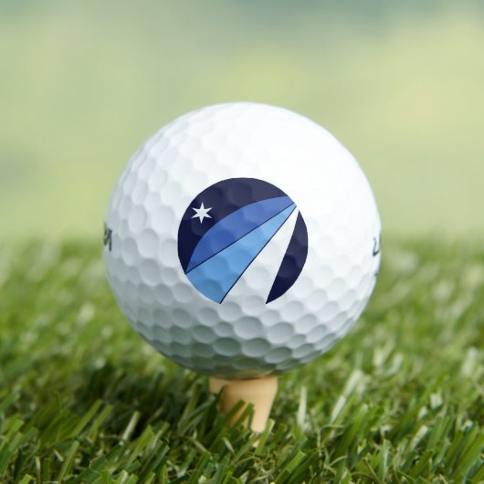 コロンビア州旗を持つウィルソン・ゴルフボール ゴルフボール (インサイチュ 木)