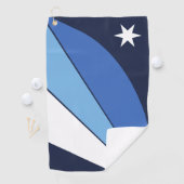 コロンビア州旗を持つゴルフタオル ゴルフタオル (インサイチュ)