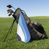 コロンビア州旗を持つゴルフタオル ゴルフタオル (グリーン)