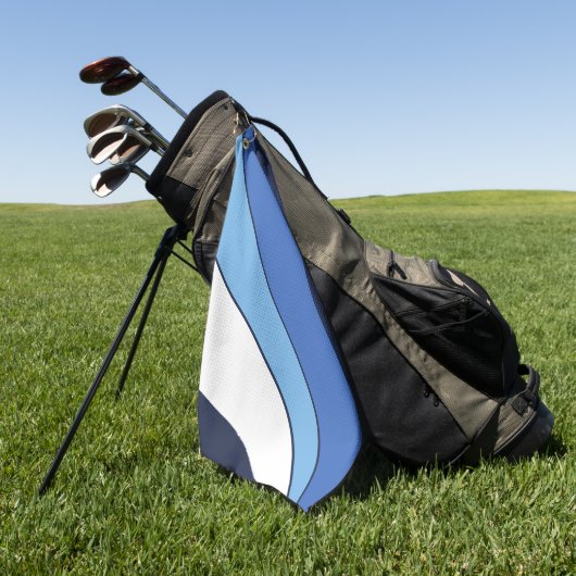 コロンビア州旗を持つゴルフタオル ゴルフタオル (グリーン)