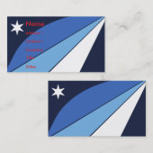 コロンビア州旗を持つ名刺(SC) 名刺 (正面/裏面)