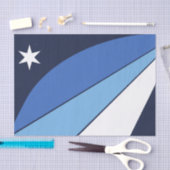 コロンビア州旗を持つ愛国的なティッシュペーパー 薄葉紙 (クラフト)