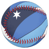 コロンビア州旗を持つ愛国的ソフトボール ソフトボール (正面左)