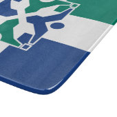 コロンビア州旗(ミズーリ州) カッティングボード (角)