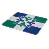 コロンビア州旗(ミズーリ州) カッティングボード (角)