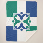 コロンビア州旗（ミズーリ州） シェルパブランケット (正面)