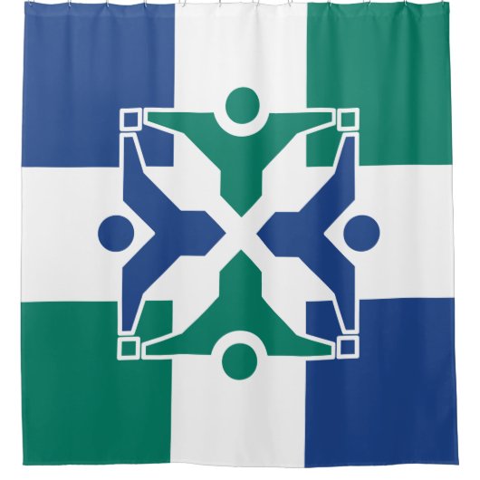 コロンビア州旗(ミズーリ州) シャワーカーテン (正面)