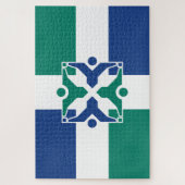 コロンビア州旗（ミズーリ州） ジグソーパズル (縦)