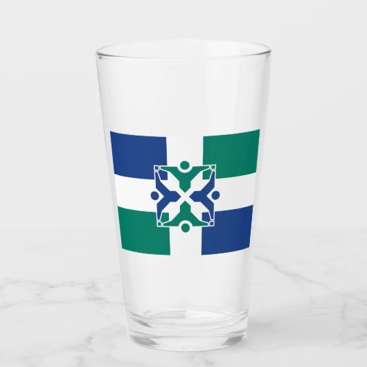 コロンビア州旗（ミズーリ州） タンブラーグラス (正面)