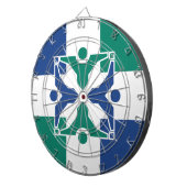 コロンビア州旗(ミズーリ州) ダーツボード (正面右)