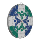 コロンビア州旗(ミズーリ州) ダーツボード (正面左)