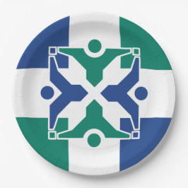 コロンビア州旗（ミズーリ州） ペーパープレート