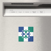 コロンビア州旗（ミズーリ州） マグネット (インサイチュ (食洗機))