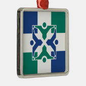 コロンビア州旗（ミズーリ州） メタルオーナメント (右)