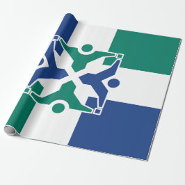 コロンビア州旗（ミズーリ州） ラッピングペーパー