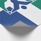 コロンビア州旗（ミズーリ州） ラッピングペーパー (角)