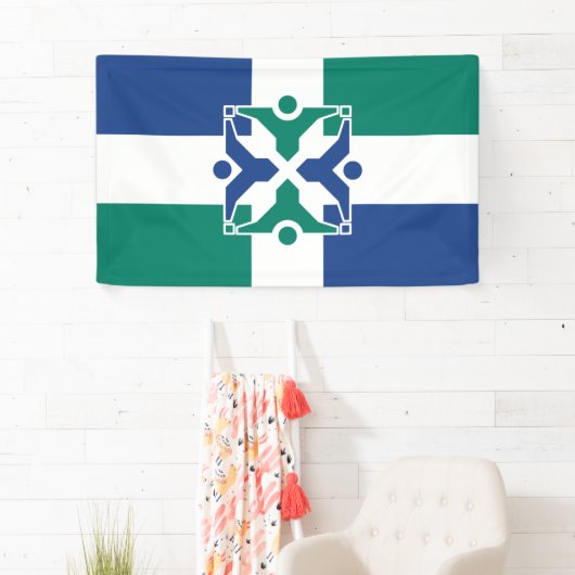 コロンビア州旗(ミズーリ州) 横断幕 (インサイチュ)