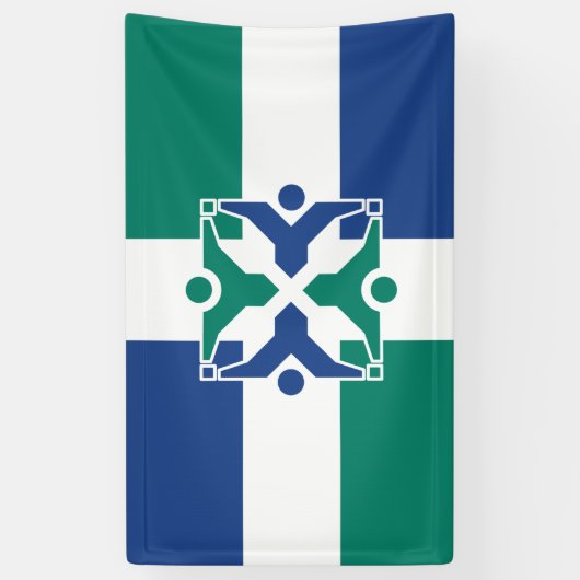 コロンビア州旗(ミズーリ州) 横断幕 (縦)