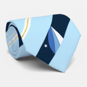 コロンビア州（サウスカロライナ）国旗のネックタイ ネクタイ (ロール)