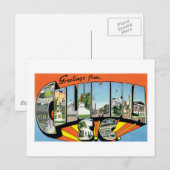 コロンビア州(SC)からの挨拶 ポストカード (正面/裏面)