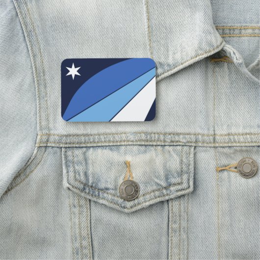 コロンビア市旗と愛国的な名前タグ 名札 (インサイチュ)