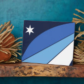 コロンビア市旗プラーク フォトプラーク (側面)