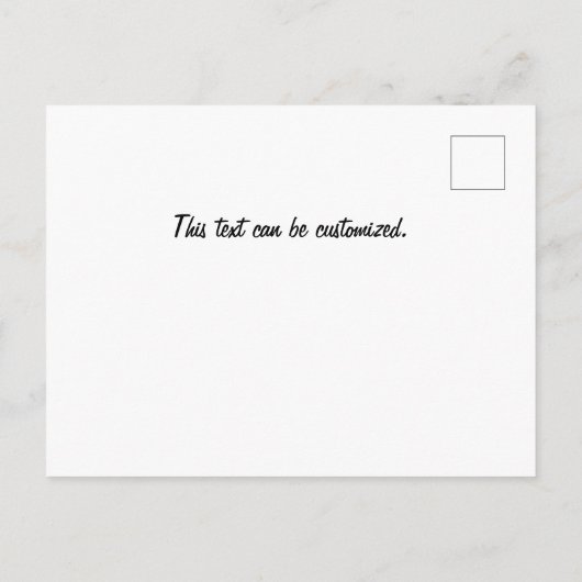 コロンビア市立印刷絵葉書 インビテーションポストカード (裏面)