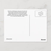 コロンビア旅行ポストカードの色 ポストカード (裏面)