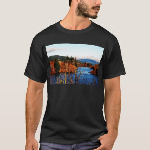 コロンビア渓谷の冬景色 Tシャツ