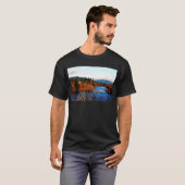 コロンビア渓谷の冬景色 Tシャツ (正面フル)