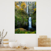 コロンビア渓谷の秋にマルトノ秋 ポスター (キッチン)