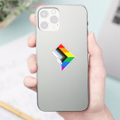 コロンビア特別区プライド LGBTQ プライド シール (スマートフォン)