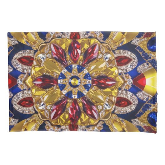 コロンビア独身のカラー付きピラロケース 枕カバー (正面)