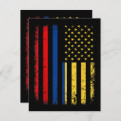 コロンビア米国国旗コロンビア・ルーツColombia A エンクロージャーカード (正面/裏面)