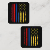 コロンビア米国国旗コロンビア・ルーツColombia A スクエア名刺 (正面/裏面)