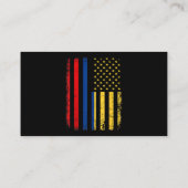 コロンビア米国国旗コロンビア・ルーツColombia A 名刺 (裏面)