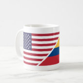 コロンビア系アメリカ人 コーヒーマグカップ (正面左)