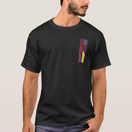 コロンビア系アメリカ人 Tシャツ (正面)