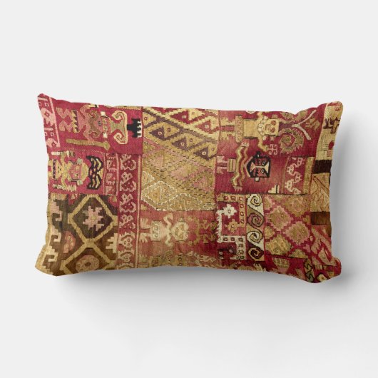 コロンビア紀前中南米ペルーのシャンケイ ランバークッション (裏面)