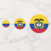 コロンビア紙吹雪、パーティー、コロンビア国旗 コンフェッティ (裏面)