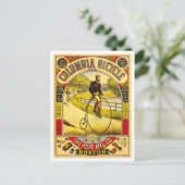 コロンビア自転車ヴィンテージ広告 ポストカード (スタンド正面)