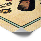 コロンビア自転車c.1890 ポスター (角)