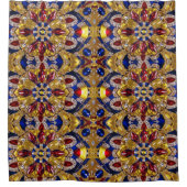 コロンビア色のシャワーカーテン シャワーカーテン (正面)