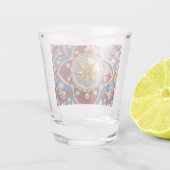 コロンビア色のショットグラス ショットグラス (裏面)