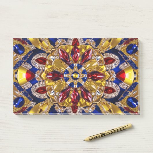 コロンビア色のノート ポストイット (デスク)