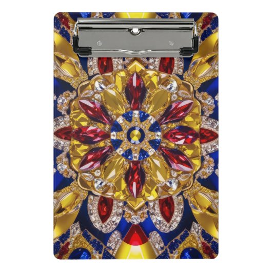 コロンビア色のミニクリップボード ミニクリップボード (正面)