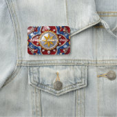 コロンビア色の名前タグ 名札 (インサイチュ)