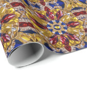 コロンビア色の特殊なラッピング紙 ラッピングペーパー (ロールコーナー)