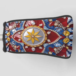 コロンビア色付きゴルフパターカバーデザイン ゴルフヘッドカバー