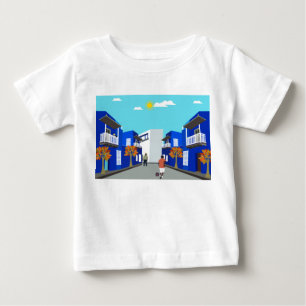 コロンビア通りフットボール ベビーTシャツ